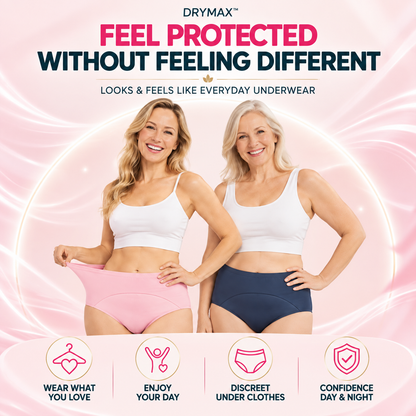 💥LAST DAY 70% OFF💥 Drymax™ Premium Cotton High-Waist Leakproof Underwear