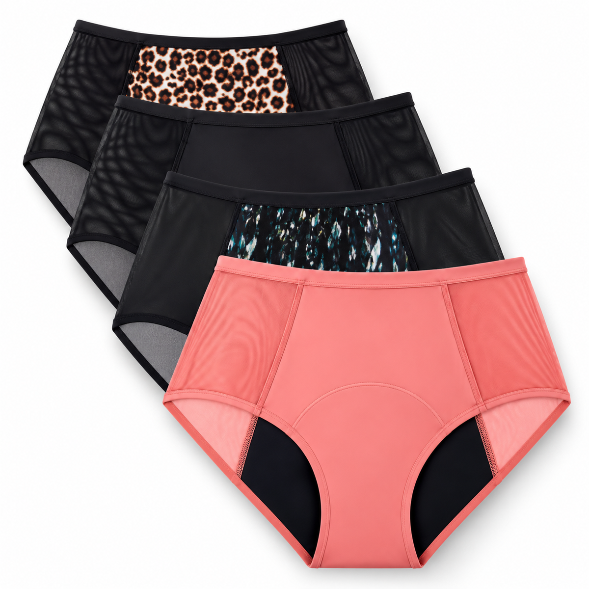 💥 70% OFF 💥 DryNest™ Breathable Mesh High-Waist 3-Layer Leakproof Underwear