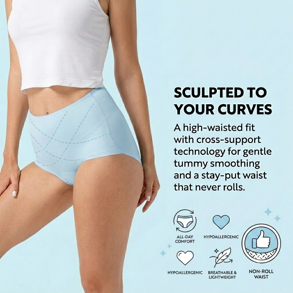 Erbloom™ Seamless IceSilk Tummy Shaping Everyday Panties