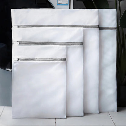 👗 WashSafe™ Fine Mesh Hidden Zipper Laundry Bag 🛡️ Protects Clothes from Snags, Tangles & Stretching