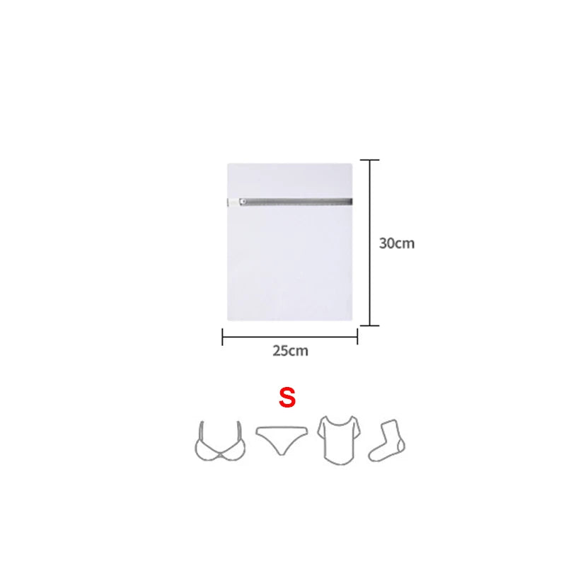 👗 WashSafe™ Fine Mesh Hidden Zipper Laundry Bag 🛡️ Protects Clothes from Snags, Tangles & Stretching
