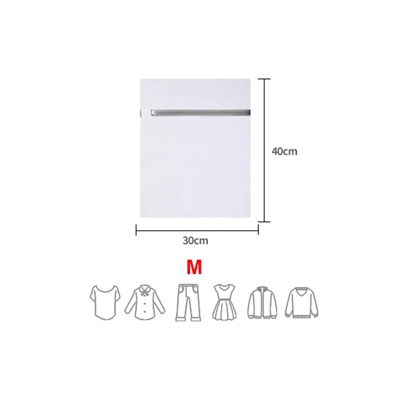 👗 WashSafe™ Fine Mesh Hidden Zipper Laundry Bag 🛡️ Protects Clothes from Snags, Tangles & Stretching