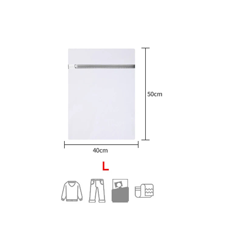 👗 WashSafe™ Fine Mesh Hidden Zipper Laundry Bag 🛡️ Protects Clothes from Snags, Tangles & Stretching