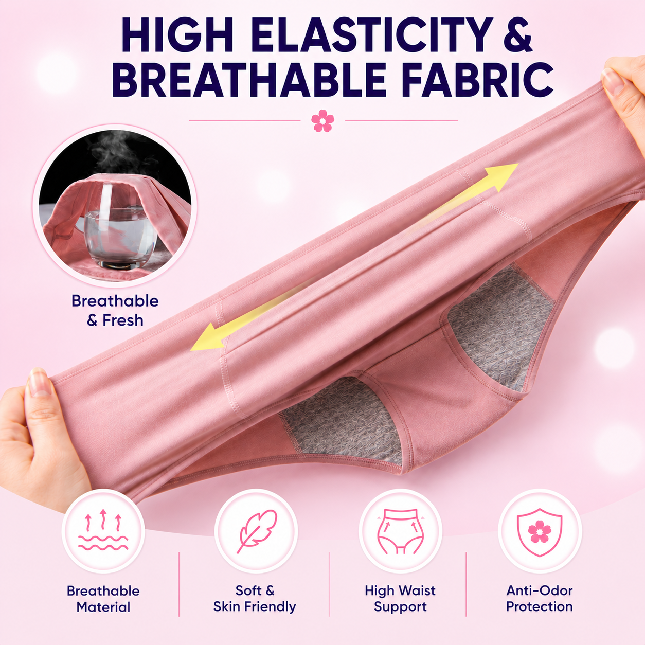 🔥LAST DAY 50% OFF🔥Erbloom™ Leakproof Underwear for Bladder Leaks, Heavy Periods & Overnight Protection