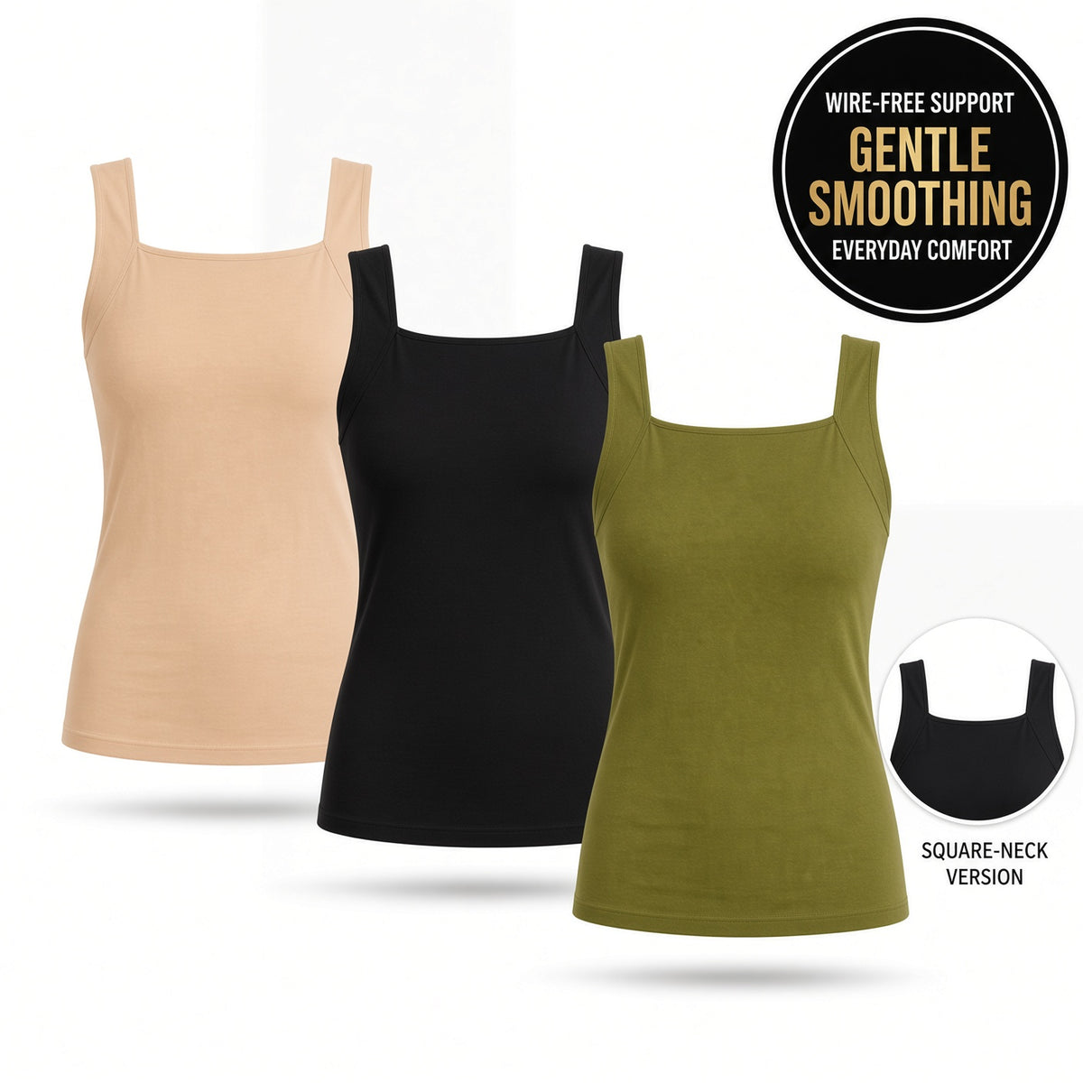 Erbloom™ SmoothEase Bra-Tank | Smoothing Comfort with Built-In Support