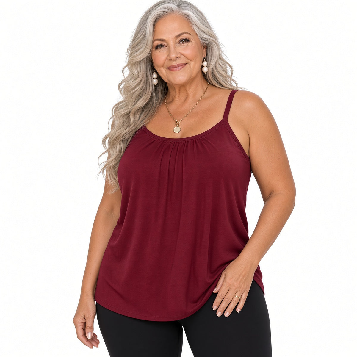 Erbloom™ FreeFlow Bra-Tank | Loose-Fitting Comfort with Built-In Support