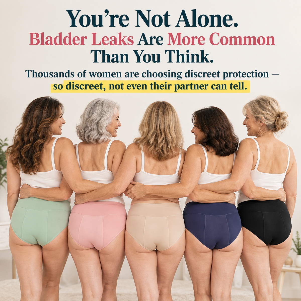 Drymora™ Leakproof High-Waist Brief | Discreet Protection & Everyday Comfort