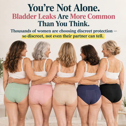 Drymora™ Leakproof High-Waist Brief | Discreet Protection & Everyday Comfort