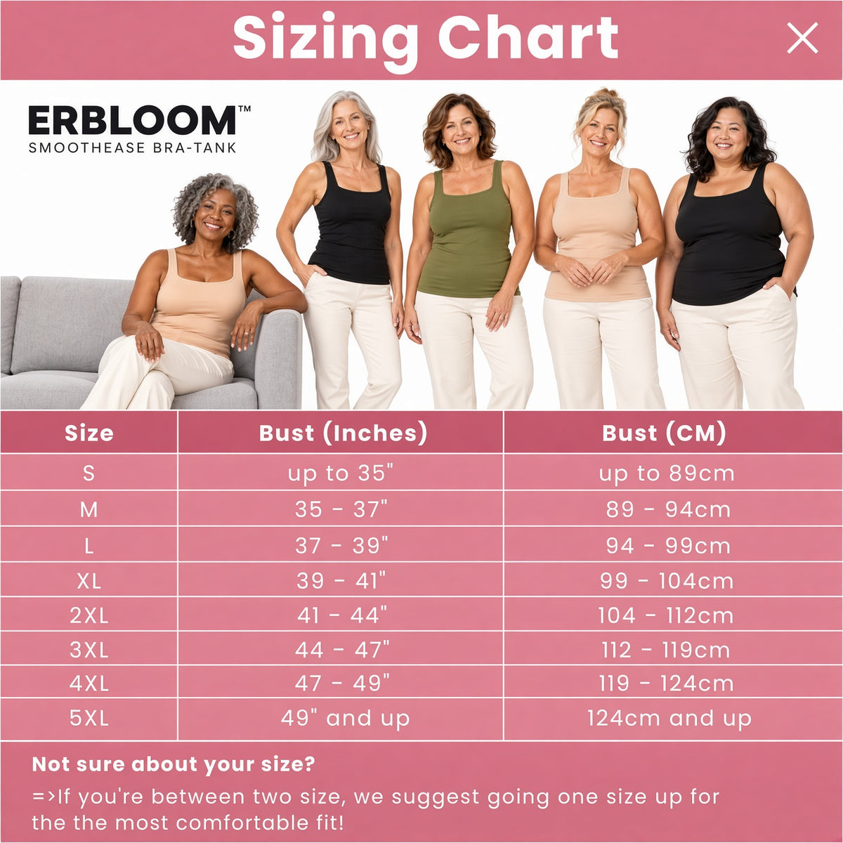 Erbloom™ SmoothEase Bra-Tank | Smoothing Comfort with Built-In Support