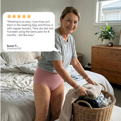Drymora™ Leakproof High-Waist Brief | Discreet Protection & Everyday Comfort