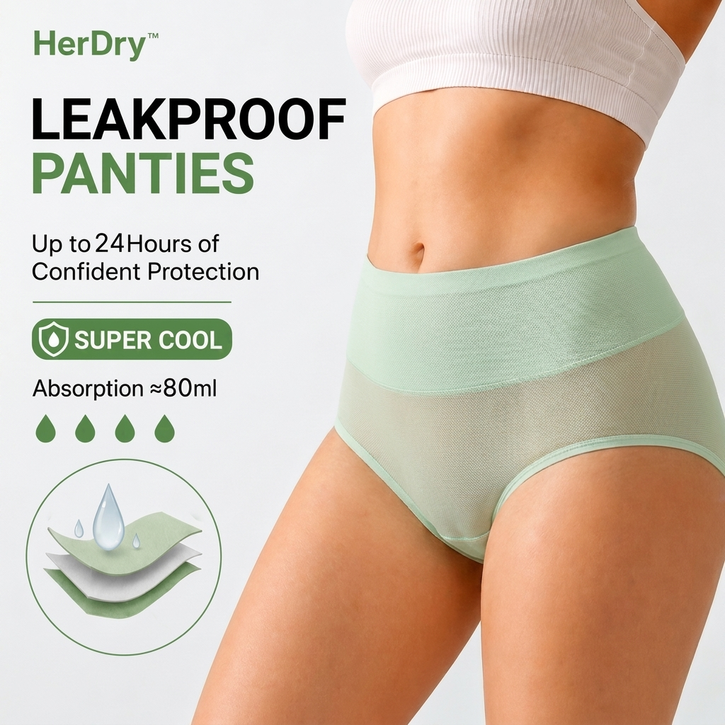 HerDry™ AirMesh Leakproof Panties