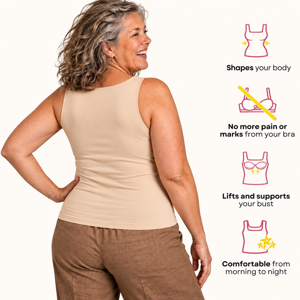 Erbloom™ SmoothEase Bra-Tank | Smoothing Comfort with Built-In Support
