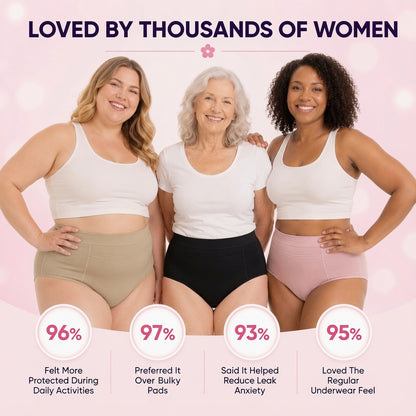 🔥LAST DAY 50% OFF🔥Erbloom™ Leakproof Underwear for Bladder Leaks, Heavy Periods & Overnight Protection